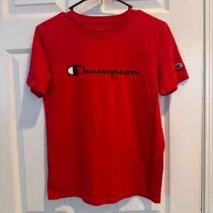 Champion Red Short Sleeve Graphic Tee Size XL